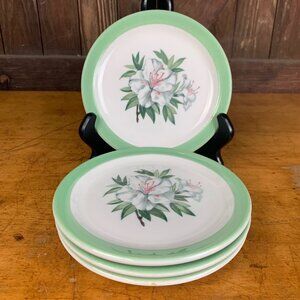 Greenbrier Resort Hotel Dorothy Draper C&O Railroad Shenango 6.5" Plates Set 4
